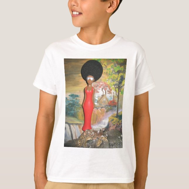 T-shirts Afro Glam: Uma Beleza Eterno (Frente)