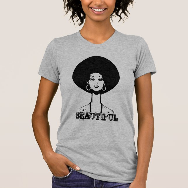 T-SHIRTS AFRO LADY BONITA (Frente)