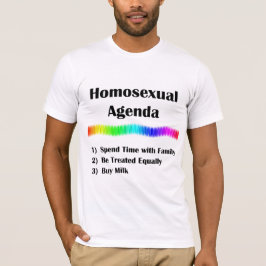 T-shirts Agenda homossexual