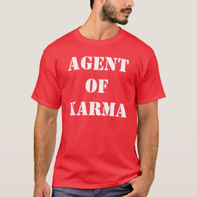T-shirts Agente das karmas (Frente)