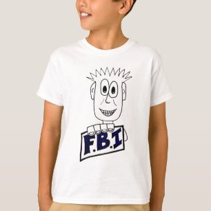T-shirts Agente do FBI dos desenhos animados