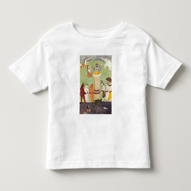 T-shirts Agitação do mar do leite, 15o-17o século (Frente)