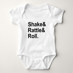T-shirts Agitar Rattle & Roll Espírito do Rock N' Roll Mu