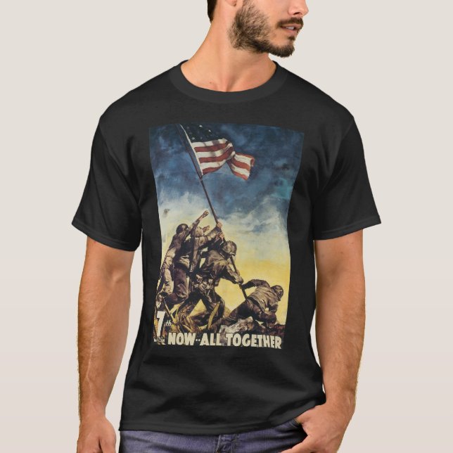 T-shirts Agora todos juntos Guerra Mundial 2 (Frente)