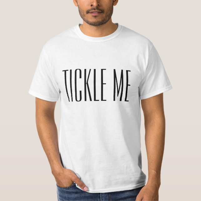 T-shirts Agrade-me. t-camisa engraçada (Frente)