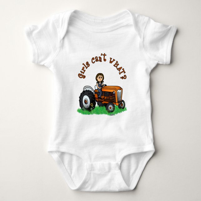 T-shirts Agricultor Laranja Claro (Frente)