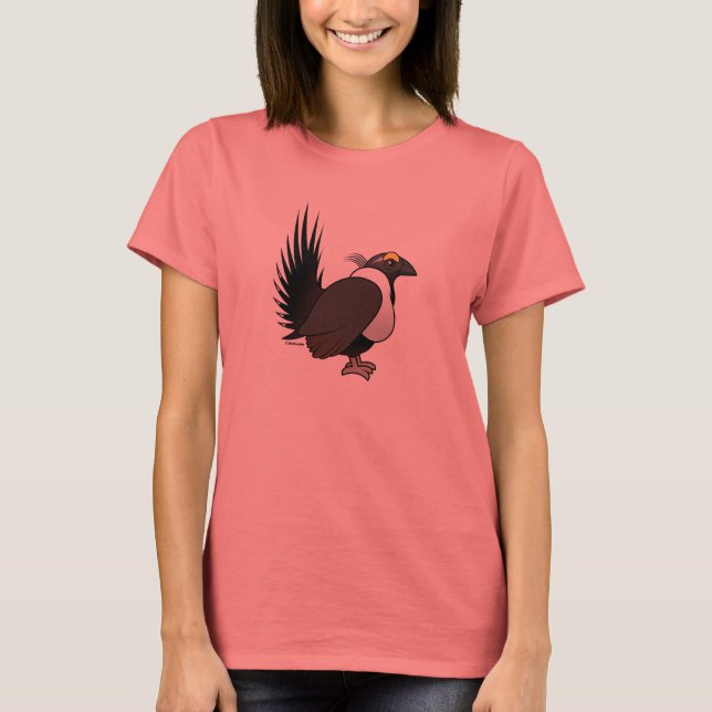T-shirts Agrupamento de Sage Birdorable (Frente)