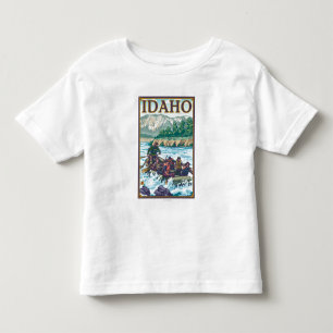 T-shirts Água branca que transporta - Idaho