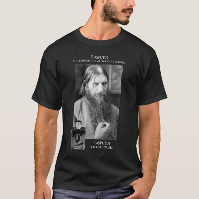 T-shirts Água de Colônia de Rasputin (Frente)