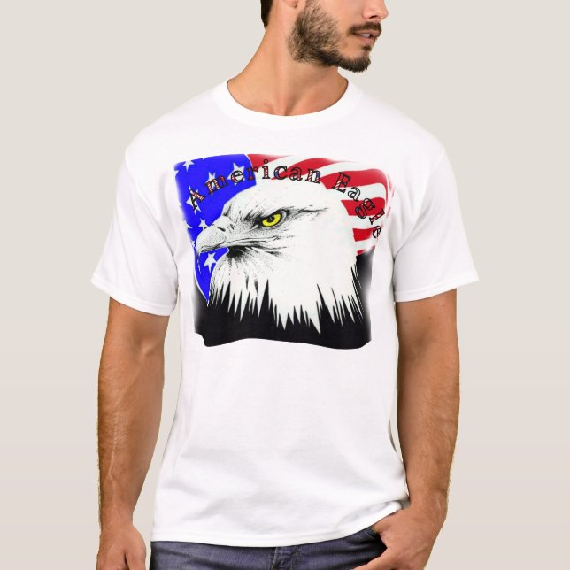 T-shirts Águia Americana - (Frente)