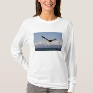 T-shirts Águia Americana em Voo, Haliaeetus leucocephalus, 