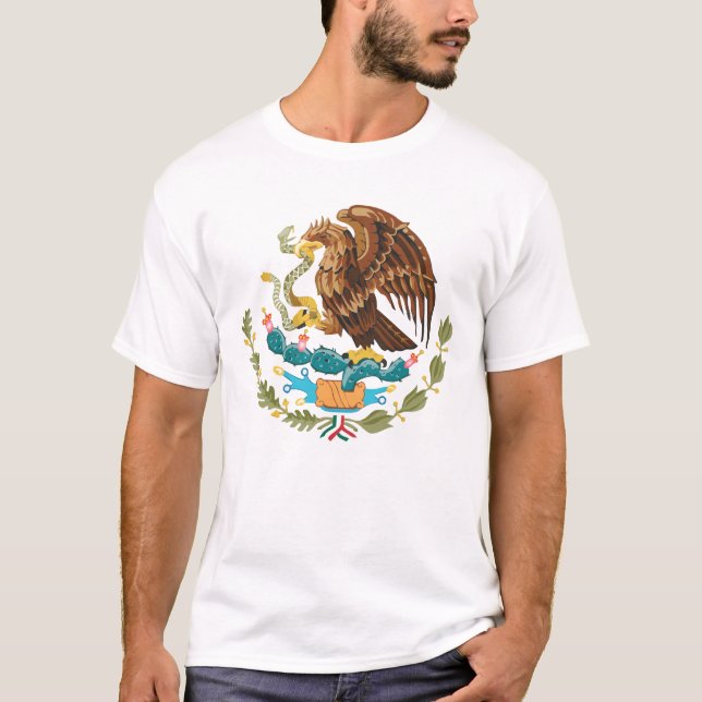 T-shirts águia mexicana (Frente)