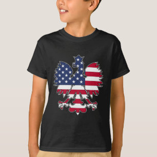 T-shirts Águia Polonesa Americana