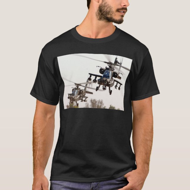 T-shirts AH-64 Apache (Frente)