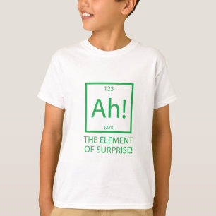 T-shirts Ah o elemento de surpresa