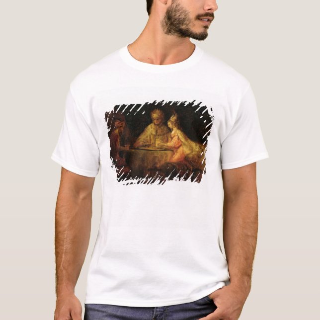 T-shirts Ahasuerus, Haman e Esther, c.1660 (Frente)