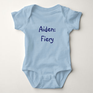 T-shirts Aiden Baby Name Significa Bodycase