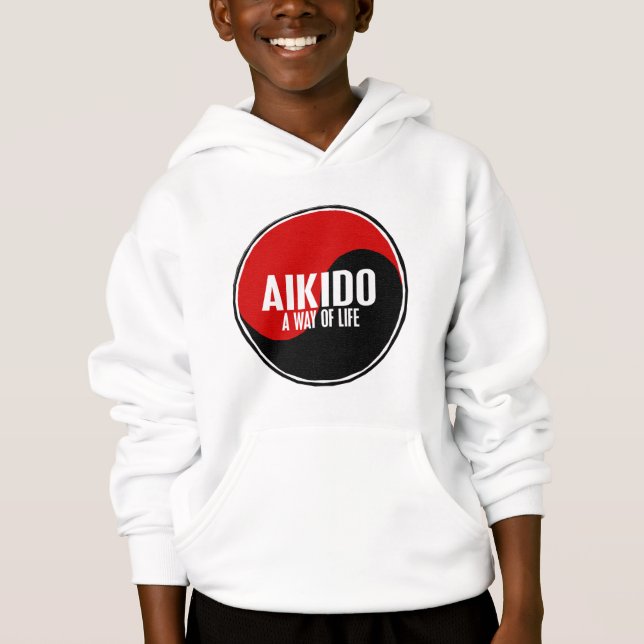 T-shirts Aikido 1 de Yin Yang (Frente)