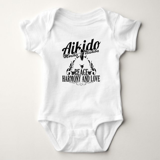 T-shirts Aikido Baby Body (Frente)
