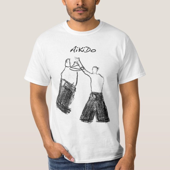 T-shirts Aikido - Shomen-uchi Ikkyo (Frente)