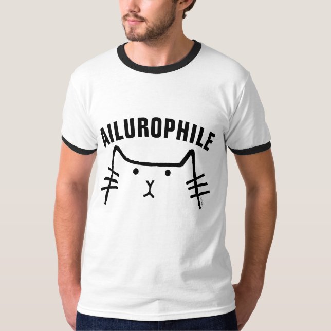 T-Shirts AILUROPHILE (CAT AMVER) (Frente)