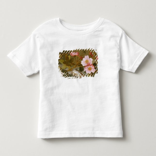 T-shirts Ainda vida que descreve flores (Frente)