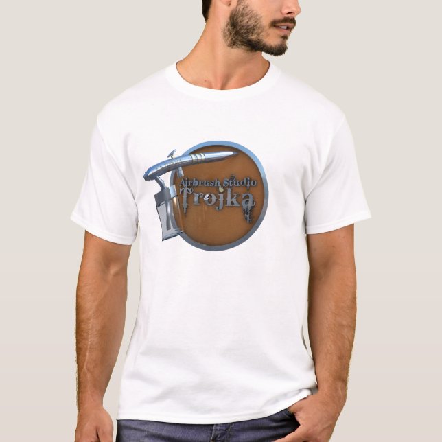 T-shirts Airbrush Studio Trojka Shirt (Frente)