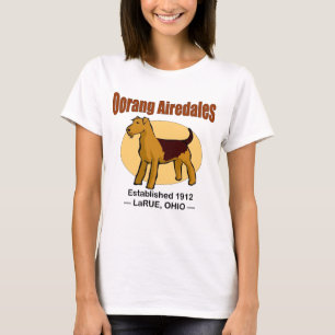 T-shirts Airedales de Oorang