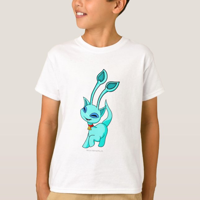 T-shirts Aisha Blue (Frente)