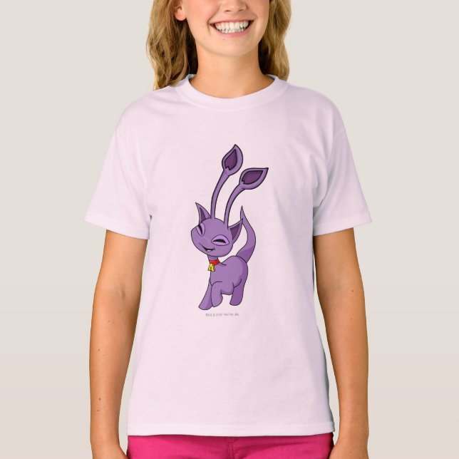 T-shirts Aisha Purple (Frente)