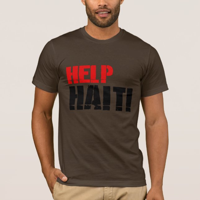 T-SHIRTS AJUDA HAITI (Frente)