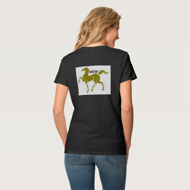 T-shirts akhalteke clos des tekes (Parte Traseira Completa)