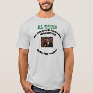 T-shirts Al Gore era direito E presidente!