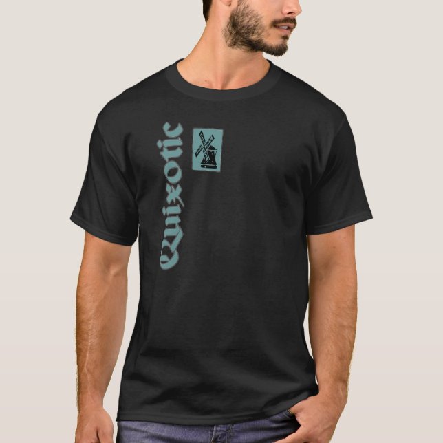 T-shirts Alá quixotesco Don Quijote do moinho de vento (Frente)