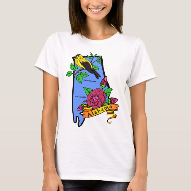 T-shirts alabama (Frente)