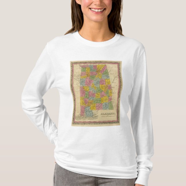 T-shirts Alabama (Frente)