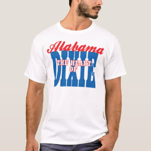 T-shirts Alabama Heart of Dixie