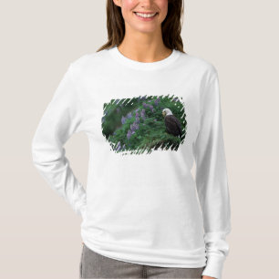 T-shirts Alasca, Ilha Unalaska Águia-careca entre Nootka