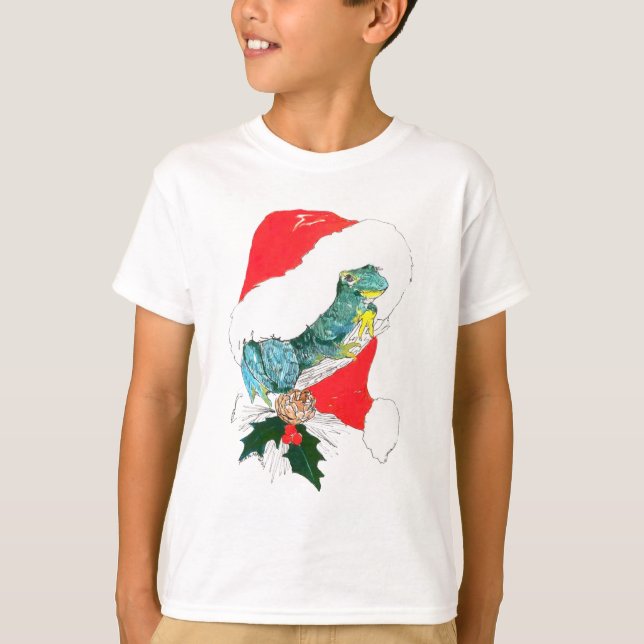 T-shirts Alaska Whimsical Christmas Willife (Frente)