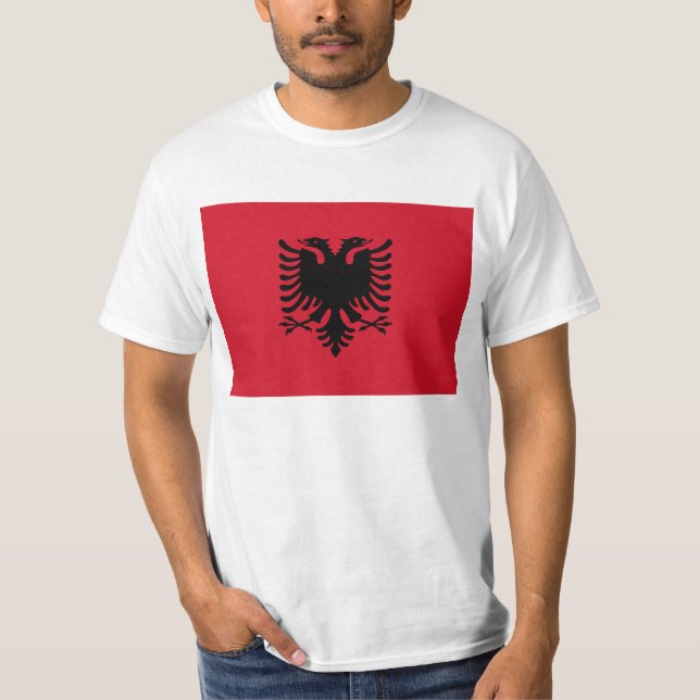 T-shirts Albânia (Frente)