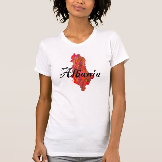 T-shirts Albânia (Frente)