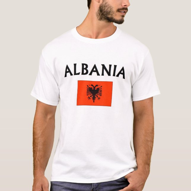 T-shirts Albânia (Frente)