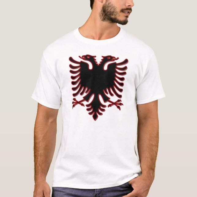 T-shirts Albanian Eagle New (Frente)