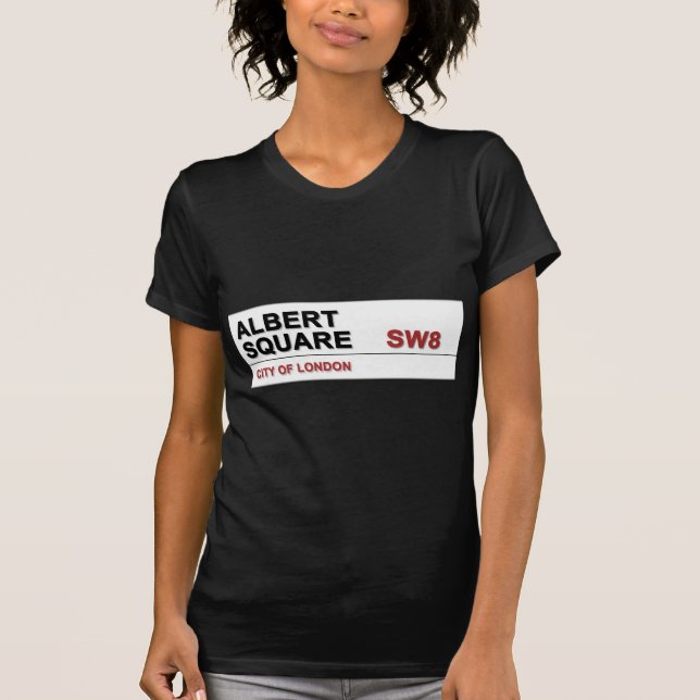 T-shirts Albert Square London Inglaterra (Frente)