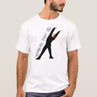 T-shirts Alcance para ele T do patinagem no gelo