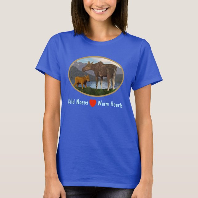 T-shirts Alce no Prado (Frente)
