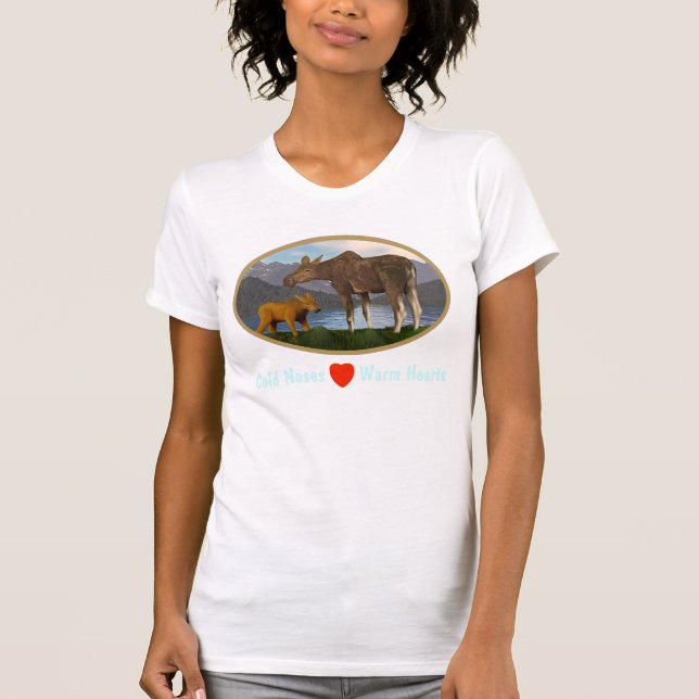 T-shirts Alce no Prado (Frente)