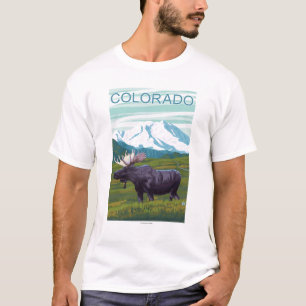 T-shirts Alces com MountainColorado