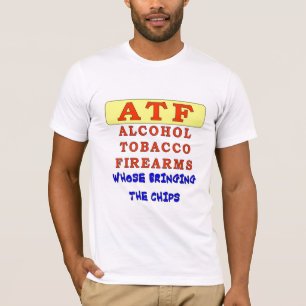 T-SHIRTS ÁLCOOL TOBACCO FIREARS