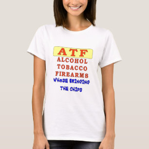 T-SHIRTS ÁLCOOL TOBACCO FIREARS